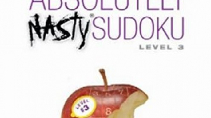 Fun Book Review: Absolutely Nasty Sudoku Level 3 by Frank Longo