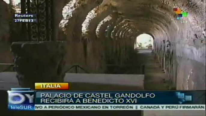 Palacio de Castel Gandolfo recibirá a Benedicto XVI