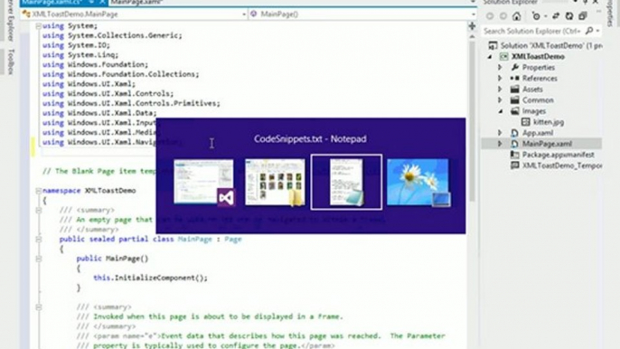 "Windows 8 Using XAML: Views, Binding and Templates" Tutorial