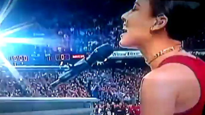 Alicia Keys Performing National Anthem at Super Bowl 2013