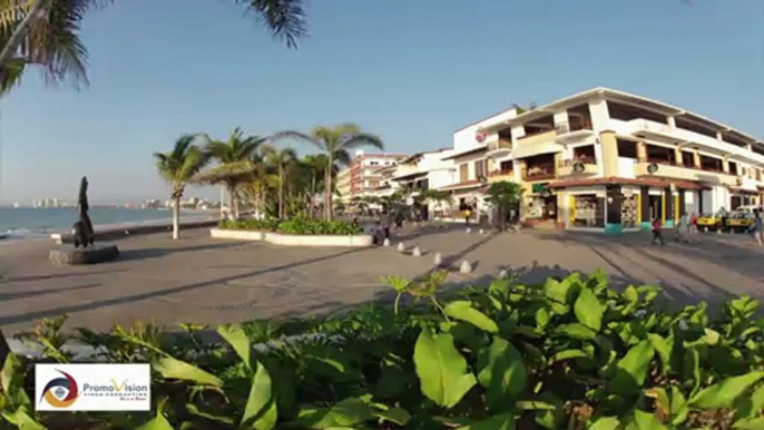 Puerto Vallarta Malecon Sunrise Sunset Time  Lapse