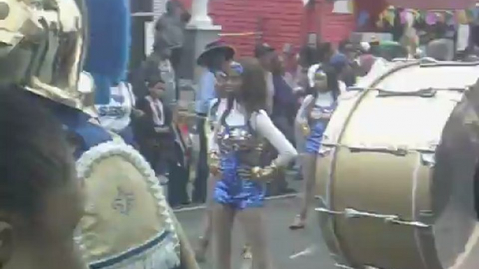 The Dominoes 7 Show at the Zulu Parade Mardi Gras 2013 part 10