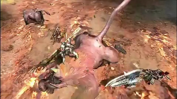 Monster Hunter 4 - Quelques phases de gameplay