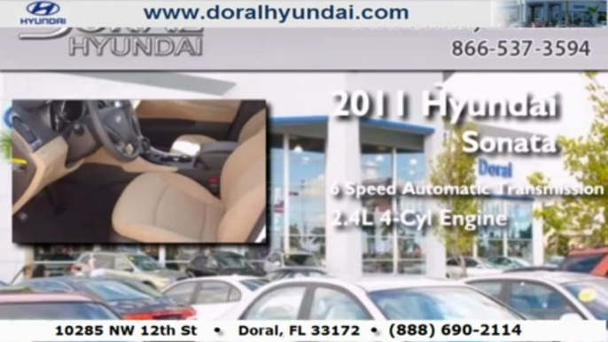 2011 Hyundai Sonata Hybrid Certified Used in Miami FL @ Doral Hyundai