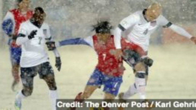 U.S. Soccer Team Beats Costa Rica in Snowy Match