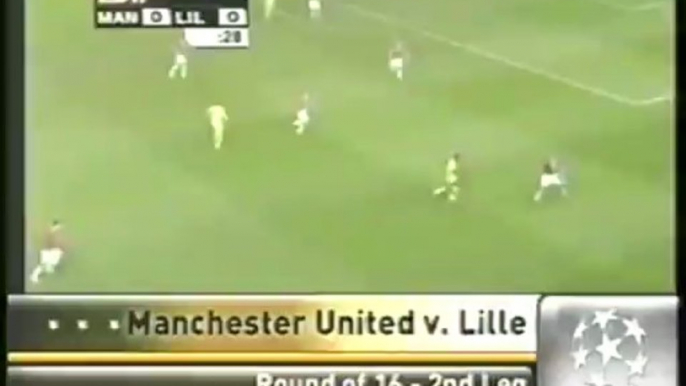 2007 (March 7) Manchester United (England) 1-Lille OSC (France) 0 (Champions League)