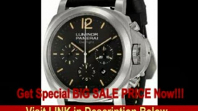 [BEST PRICE] Panerai Men's PAM00356 Luminor Contemporary Chronograph Watch