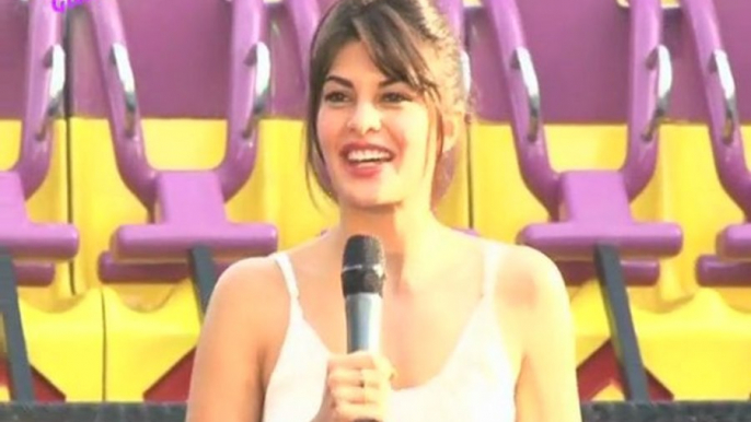 Jacqueline Fernandez launches ‘Top Spin’ at Essel World