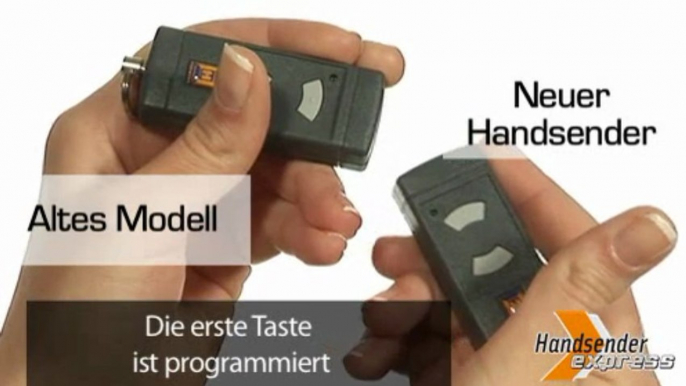 Programmieren einer Fernbedienung Hormann HSE2 40