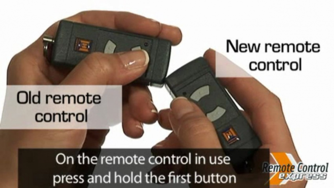 How to program a Hormann HSE2 40 remote