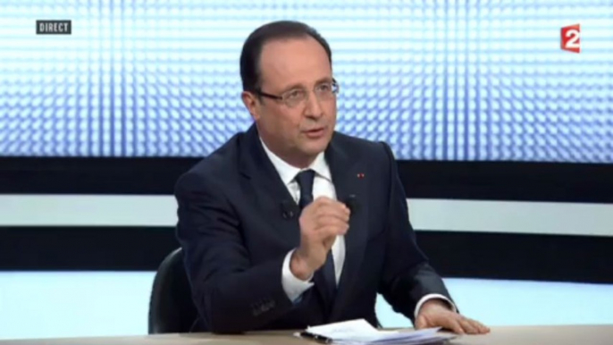 François Hollande : "Je suis président de la République depuis dix mois, pas depuis dix ans"