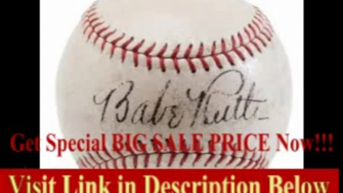 [REVIEW] YANKEES BABE RUTH SIGNED AUTHENTIC OAL BASEBALL PSA/DNA GRADED 7 #P02704