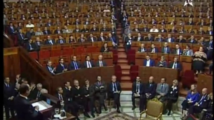 François Hollande s'adresse au Parlement marocain