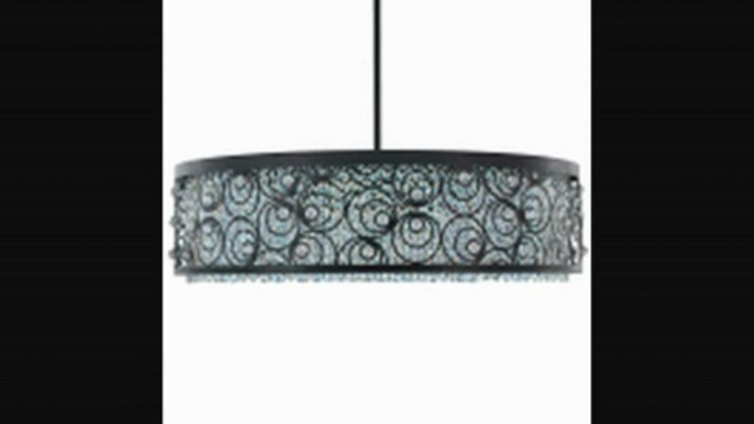 Schonbek Sh0801n78amb Shadow Dance 8 Light Ceiling Pendant In Mocha Bronze With Amber Strass Crystal