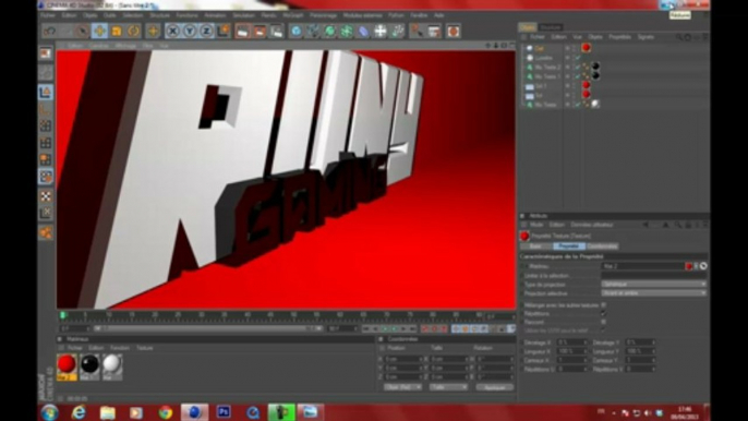 Tutoriel_ faire un fond d'écran stylé avec cinema 4d [HD]