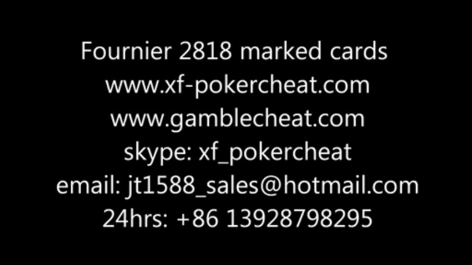 fournier 2818 marked cards-100% plastic cards-poker cheat