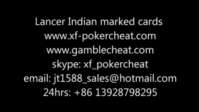 indian lancer marked cards-100% plastic-contact lenses-poker cheat-card cheat