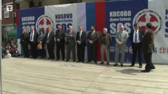 Kosovo Serbs protest against Belgrade-Pristina deal