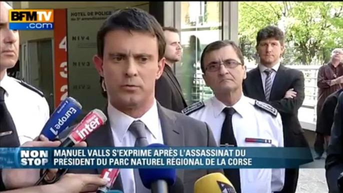 Assassinat de Chiappini: Valls veut en finir avec "cette culture de la violence qui gangrène la Corse" - 25/04