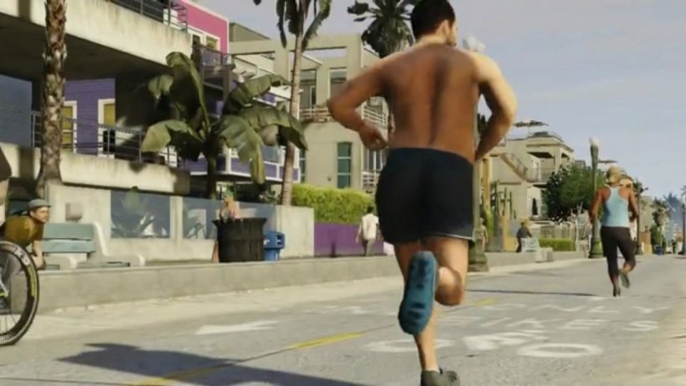 Grand Theft Auto V -  Trailer de Michael, Franklin et Trevor