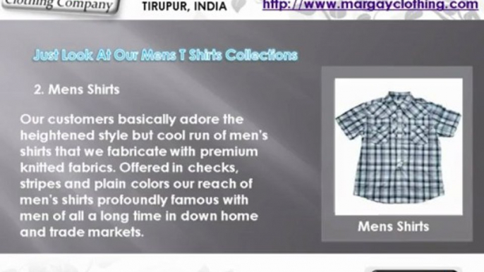 Mens Clothing Manufacturer - Mens Clothing Supplier - Mens Apparel Exporter in India