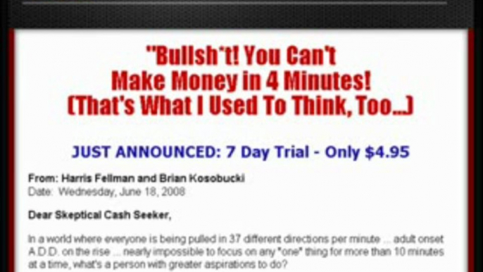 4 Minute Money - Set Up Swarms Of 4, 5, And 6 Figure Income Streams | 4 Minute Money - Set Up Swarms Of 4, 5, And 6 Figure Income Streams