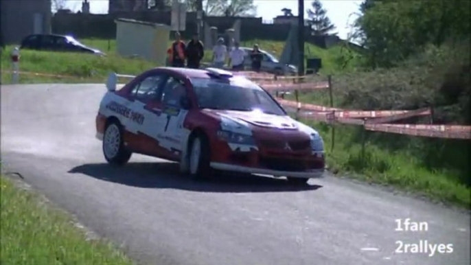 Rallye du Frontonnais 2013 - Marty / Delpech Mitsubishi Evo8