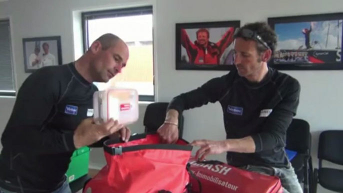 Thierry et Fred présentent la pharmacie de VIRBAC-PAPREC 70