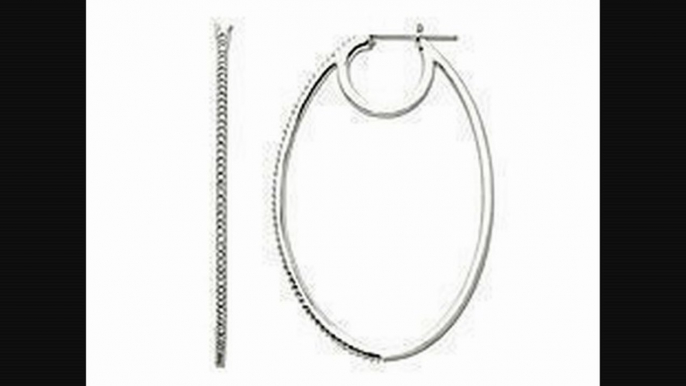 13 Ct Diamond Hoop Earrings In 10k White Gold From Jewelry.com Review