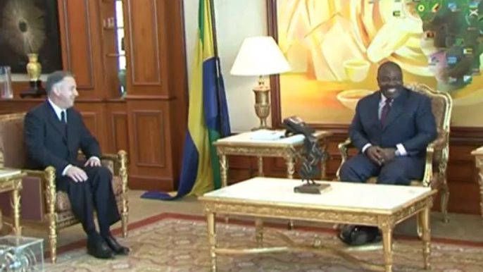 Gabon : audience accordée par le Président Ali Bongo Ondimba à Nicolas Michel, des Nations Unies