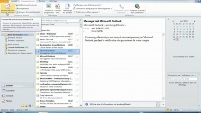 Outlook | utiliser plusieurs comptes-e-mail