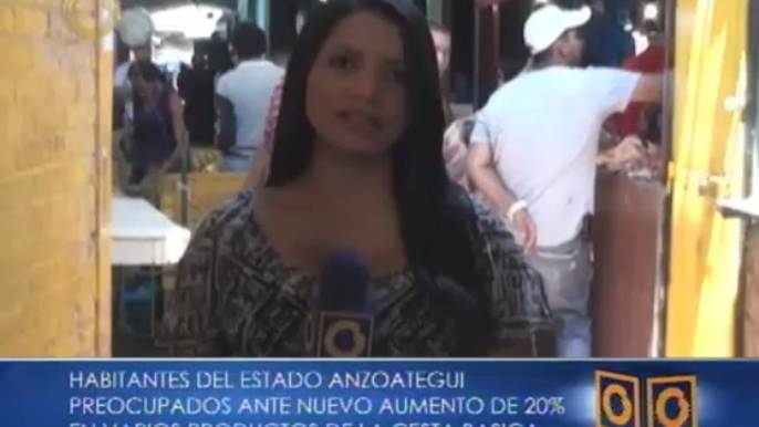 Ciudadanos de Anzoátegui preocupados por el aumento de precios