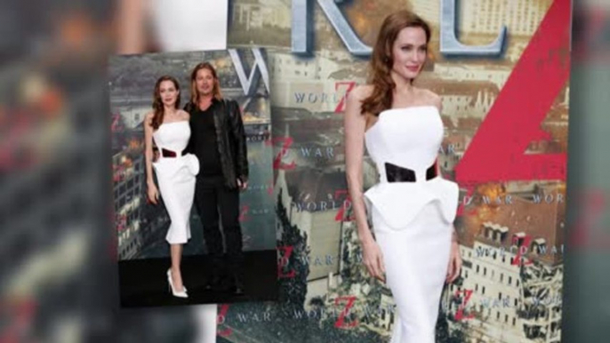 Birthday Girl Angelina Jolie Wows in White With Brad Pitt At German Premiere