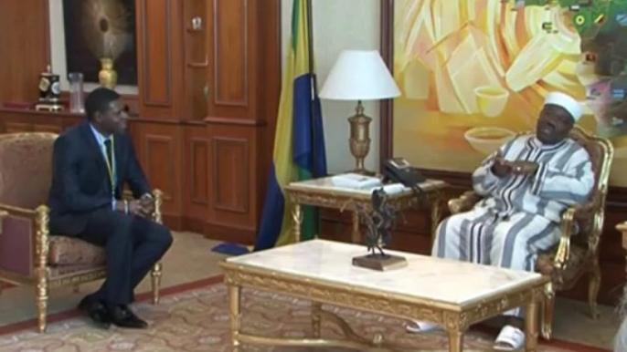 Gabon : audience accordée par le Président Ali Bongo Ondimba à Ruslan Obiang Nsué