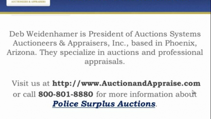 How to Make Money Buying and Selling at Police Surplus Auctions