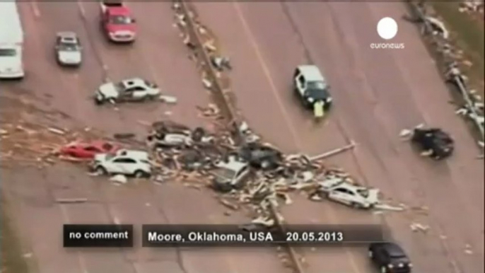Massive tornado hits Oklahoma - no comment