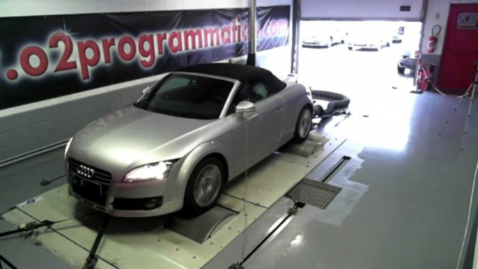 Audi TT 8J Tfsi 200 reprogrammation moteur banc @ 262ch o2programmation