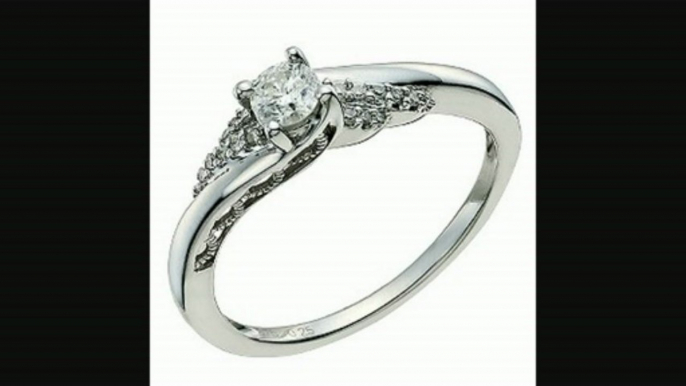 9ct White Gold 14 Carat Twist Diamond Ring Review