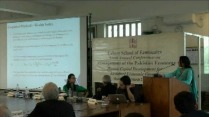 Dr. Hadia Majid at the Lahore School of Economics Ninth Annual Conference