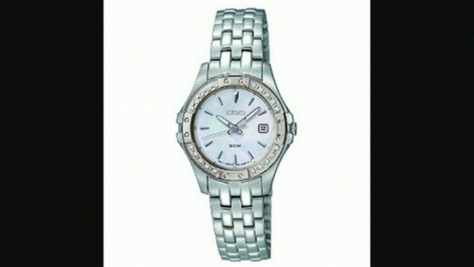 Seiko Ladies&apos Stone Set Stainless Steel Bracelet Watch Review