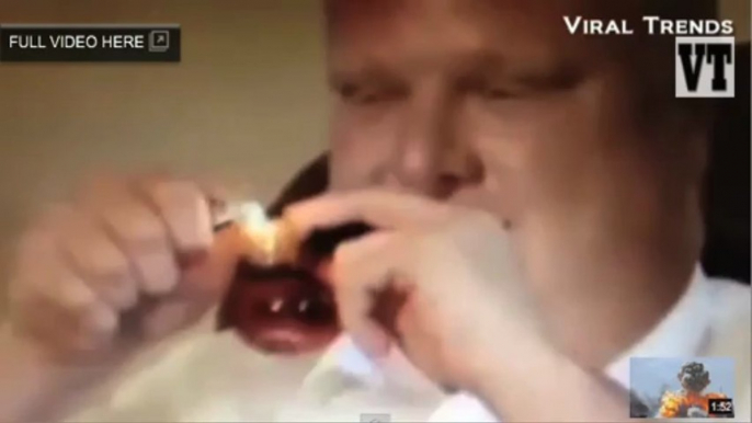 Canadian Mayor Rob Ford Smoking Crack - Leaked Raw Footage