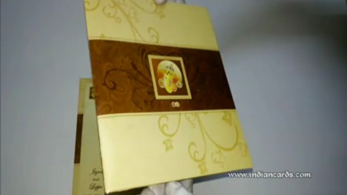 W-5262, Multicolor Offset , Indian Cards, Hindu Wedding Invitations, Designer Cards
