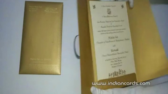 W-4469B, Shimmer Rust, Indian Wedding Invitation Cards, Wedding Cards Online, Hindu Wedding Cards
