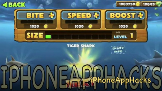 Hungry Shark Evolution iPhone Hack Cheat Mod Glitch Unlimited Coins Gameplay