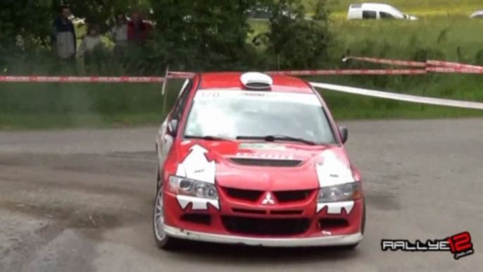 Rallye St Geniez d'Olt 2013 - Marty / Delpech Mitsu Evo8