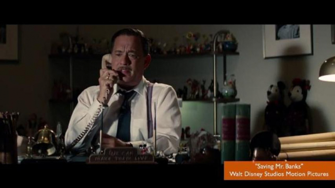 Tom Hanks as Walt Disney in 'Saving Mr. Banks' Trailer