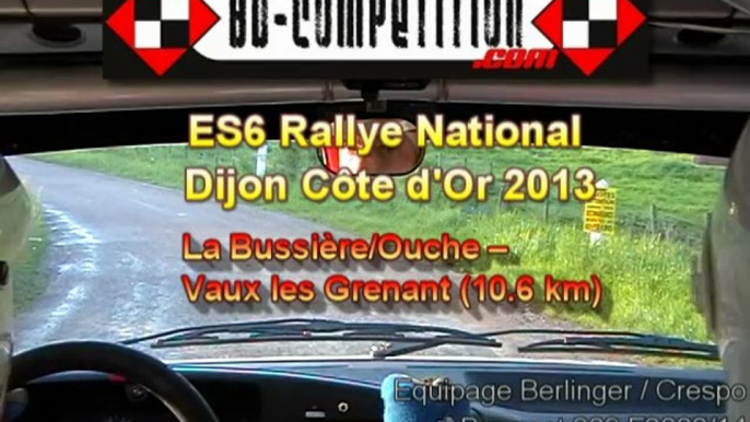 Rallye Dijon cote d'Or 2013 - ES6