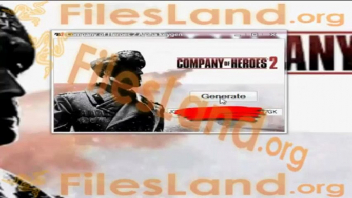 Alpha Company of Heroes 2 CD Key Generator (Keygen) Serial Number PC Activation Code & Crack - Full Download