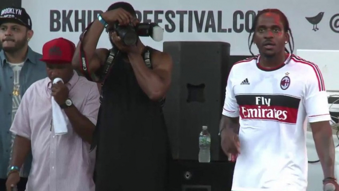 Pusha T Performs "Millions" at the Brooklyn Hip-Hop Festival 2013