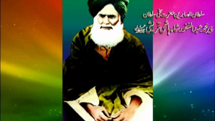 Kalam Pir Abdul Ghafoor Shah = Manqabat Chashma Khulya Noor Haqani Dar Shan Sultan-ul-Tarkeen Hazrat Sakhi Sultan Syed Mohammad Abdullah Shah Madni Jallani R.A { Awaz / Vocalist Mohammad Sajid Sarwari Qadri }